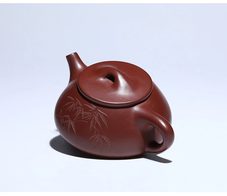 Yixing Purple Clay Teapot Jingzhou Handmade Kung Fu Tea Set 360ml Household Teapot