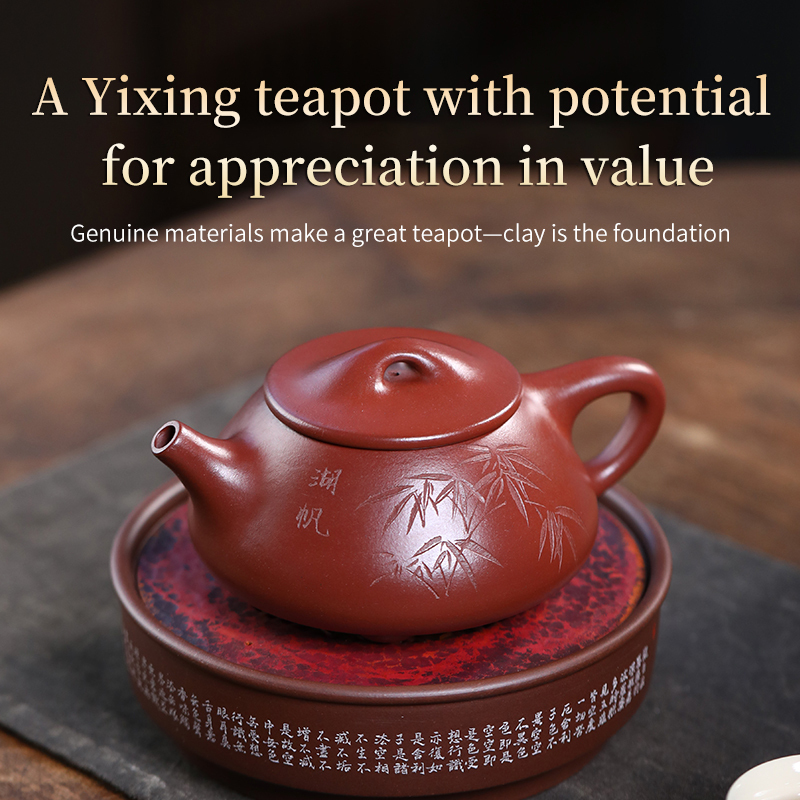 Yixing Purple Clay Teapot Jingzhou Handmade Kung Fu Tea Set 360ml Household Teapot