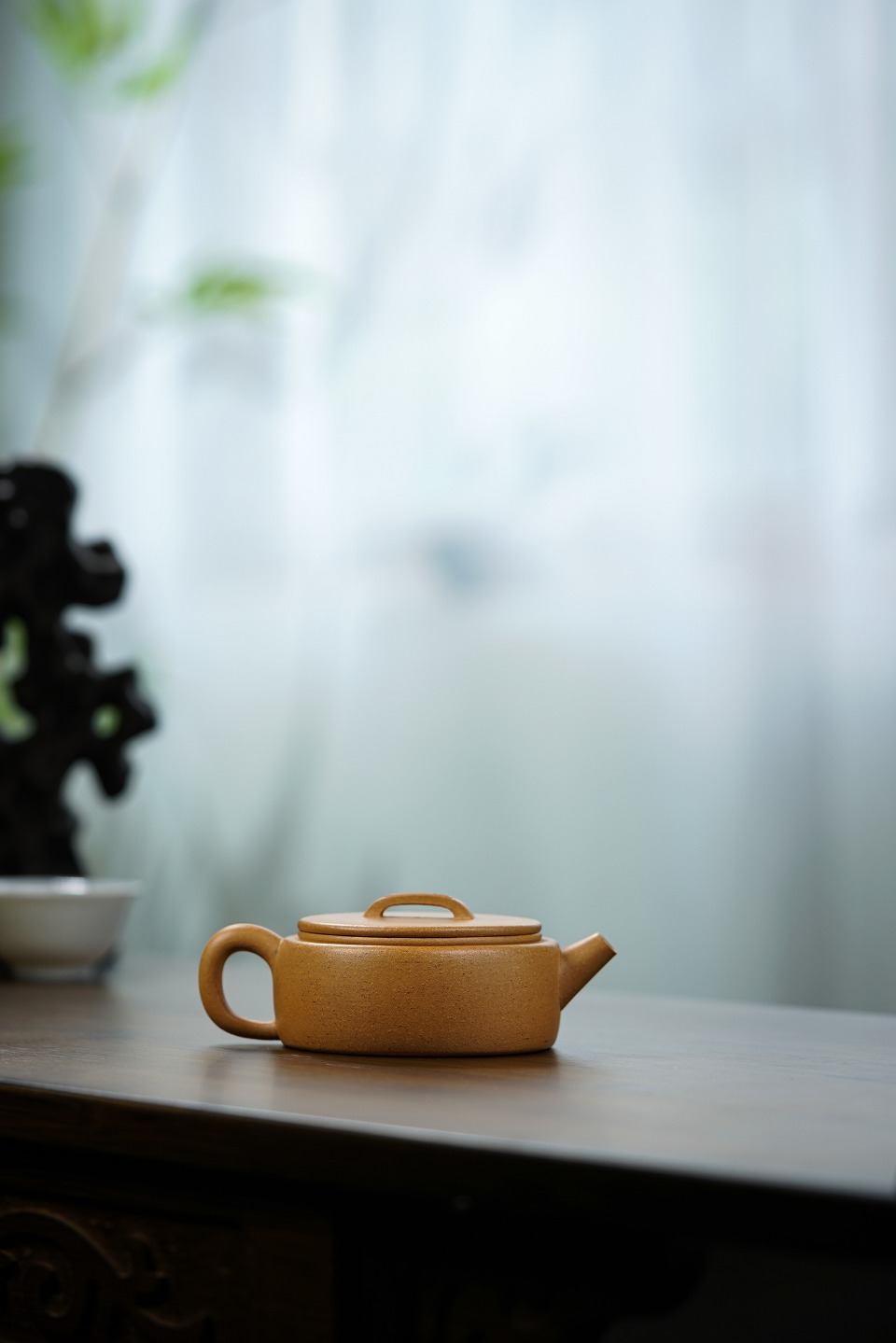 Yixing Purple Clay Teapot Golden Duan clay Large caliber hand made Practical vessel shapes 150ml