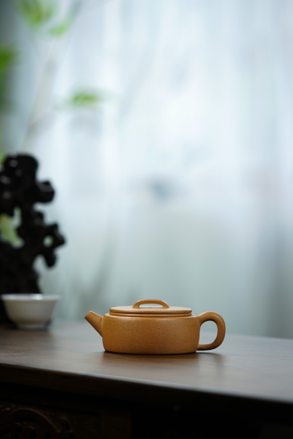 Yixing Purple Clay Teapot Golden Duan clay Large caliber hand made Practical vessel shapes 150ml
