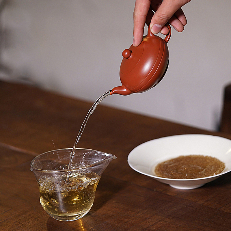 Yixing Purple Clay Teapot  Zhu Ni hand made feihong teapot 150ml