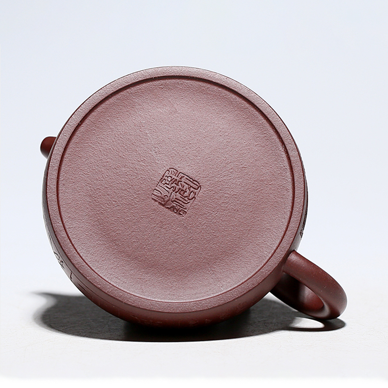 Yixing Purple Clay Teapot Original purple clay Hand engraving Classic shapes 200ml