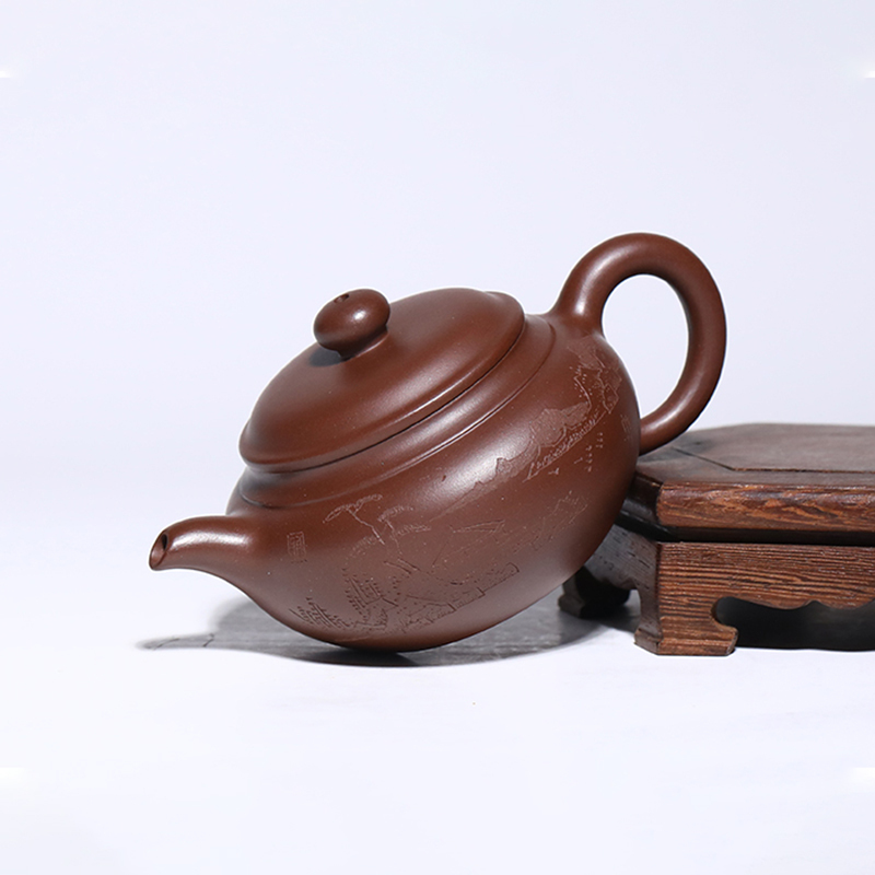 Yixing Purple Clay Teapot small capacity shiyi Good clay Original purple clay150ml