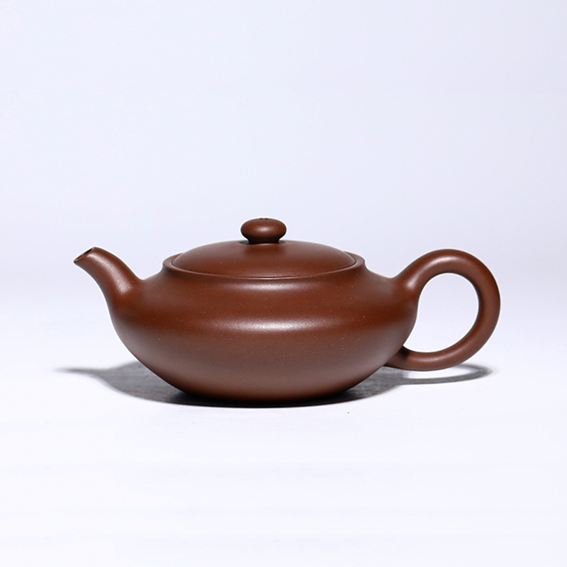 Yixing Purple Clay Teapot sculpture art bianfu Original purple clay hand made Boutique Teapot