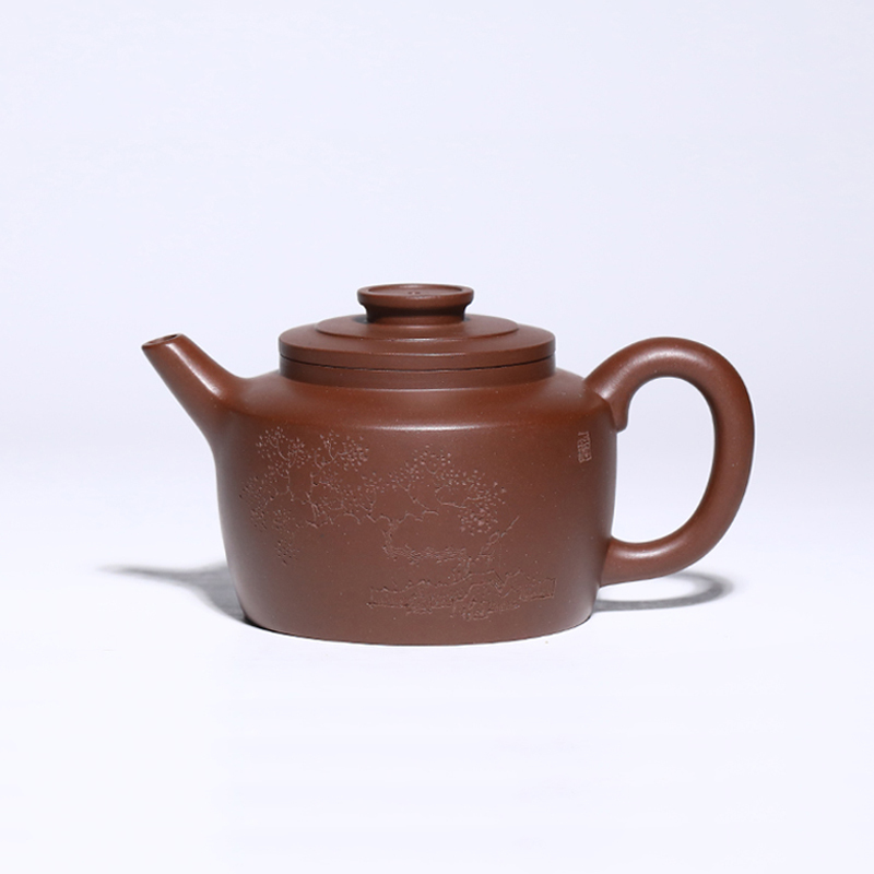 Yixing Purple Clay Teapot Original purple clay Practical vessel shapes hand made julunzhu  220ml