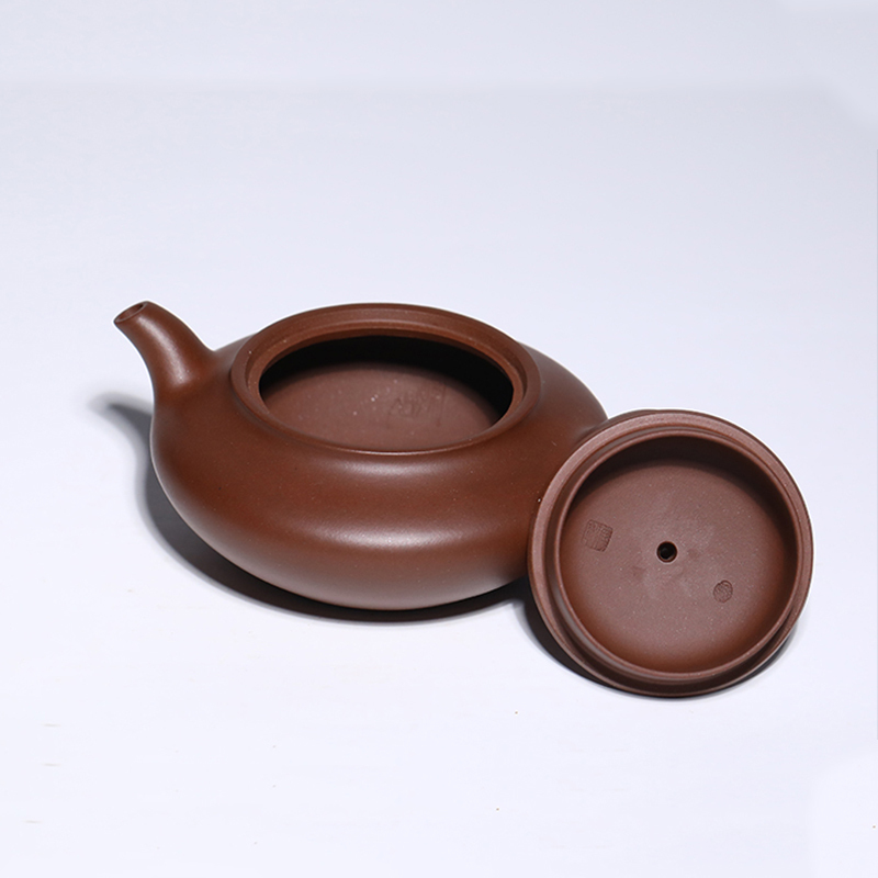 Yixing Purple Clay Teapot sculpture art bianfu Original purple clay hand made Boutique Teapot