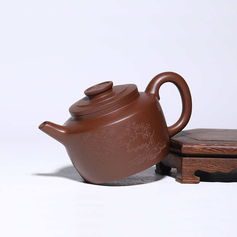 Yixing Purple Clay Teapot Original purple clay Practical vessel shapes hand made julunzhu  220ml