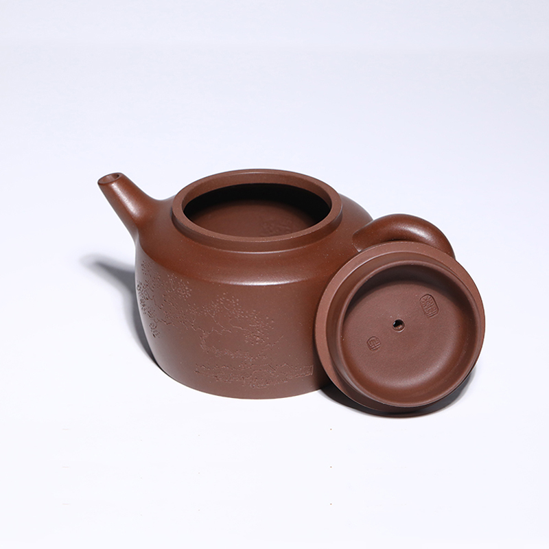 Yixing Purple Clay Teapot Original purple clay Practical vessel shapes hand made julunzhu  220ml