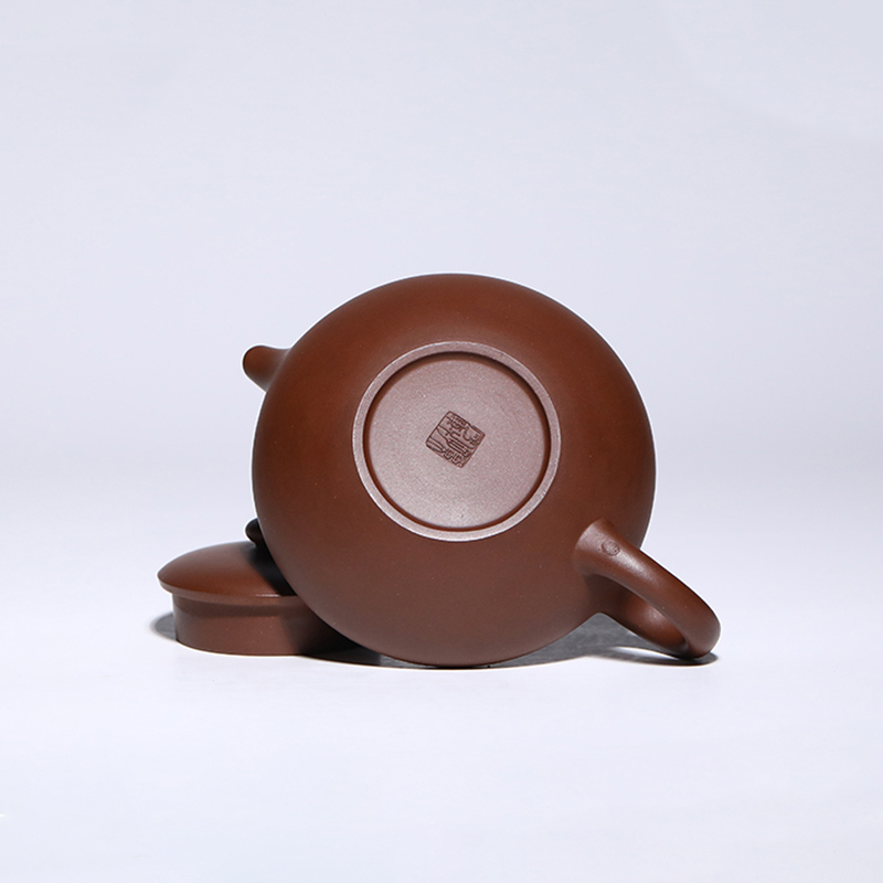 Yixing Purple Clay Teapot sculpture art bianfu Original purple clay hand made Boutique Teapot