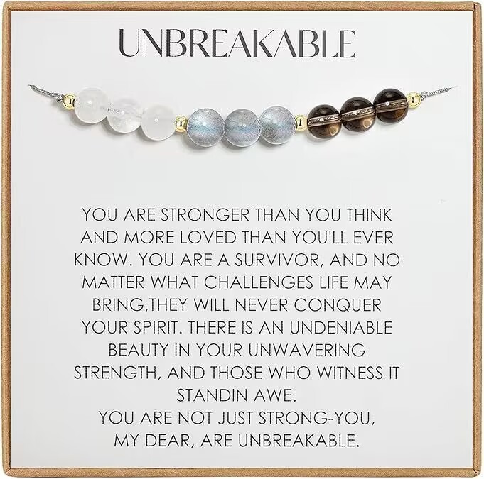 Natural Stone Beaded Crystal Healing Handwoven Bracelet"