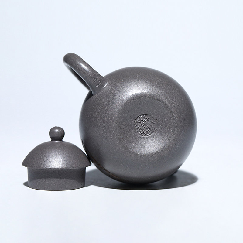 Yixing Zisha Teapot Raw Ore Grey Section Clay Dragon Egg National Worker Xu Xiaoya Handmade Tea Set Teapot