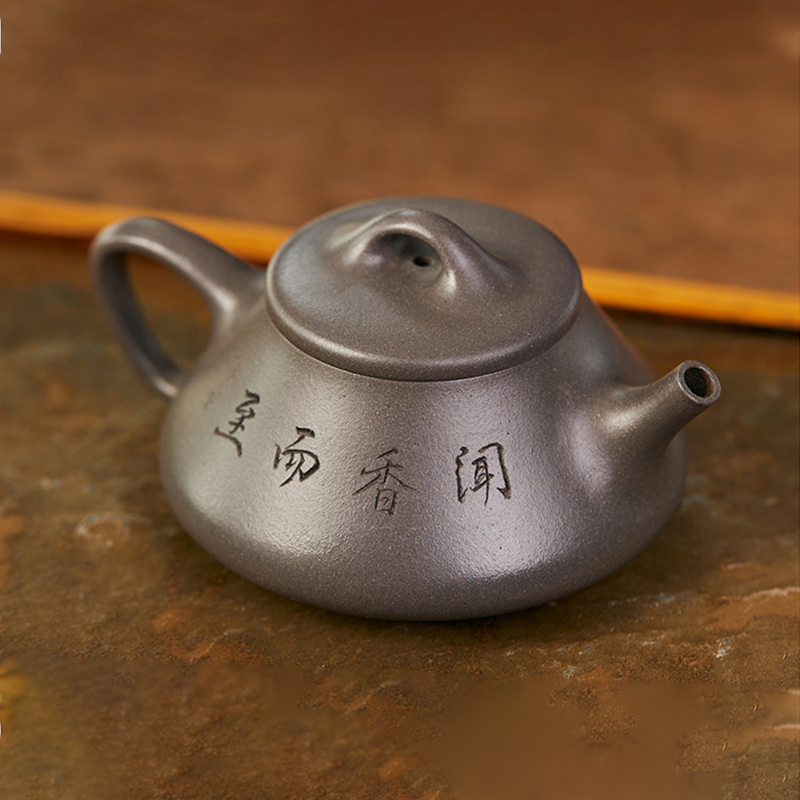 Yixing Zisha Teapot Original Mine Qingduan Shiheng Stone Ladle Famous Artist Xu Xiaoya Handmade Tea Set Teapot