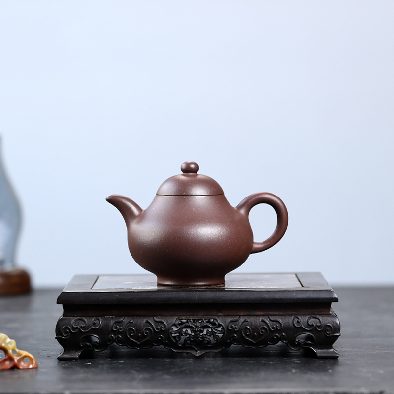 Yixing Zisha Teapot Original Mine Red Leather Dragon Huaying Teapot Famous Handmade Kungfu Tea Set Teapot