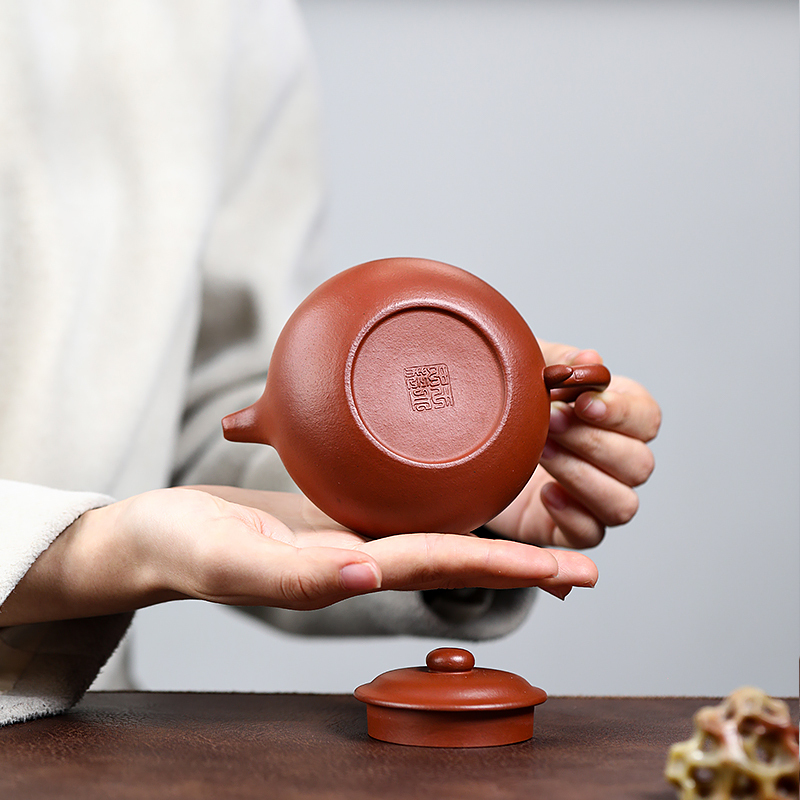 Yixing Zisha Teapot Original Mine Big Red Clay Antique Teapot Famous Handmade Kungfu Tea Set Teapot