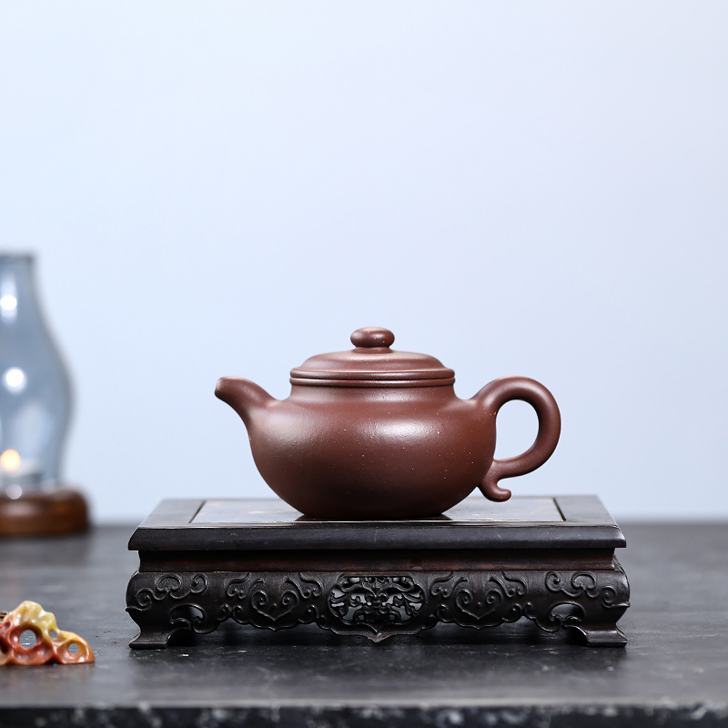 Yixing Purple Clay Teapot Original Mine Purple Clay Antique Teapot Famous Artist Wang Shiping Handmade Tea Set Teapot