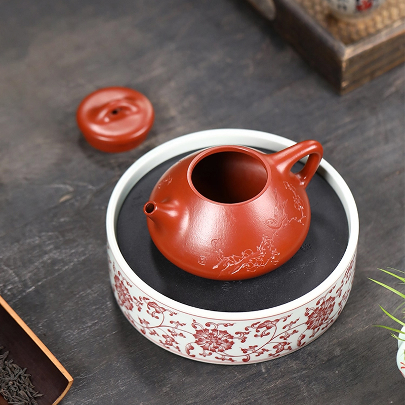 Yixing raw ore purple clay pot, famous national senior engineer Zhou Xiaoming, pure manual ziye shipao raw ore red mud Dahongpao