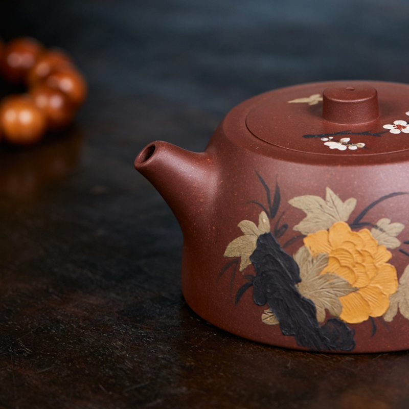 yixing teapot clayteapot chinese pot purple clay
