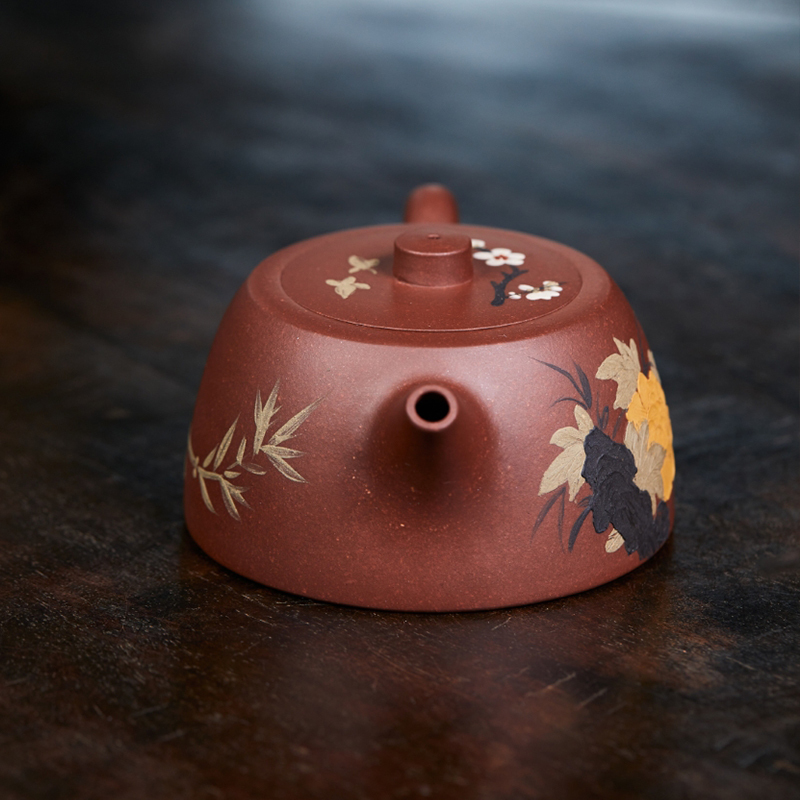 yixing teapot clayteapot chinese pot purple clay