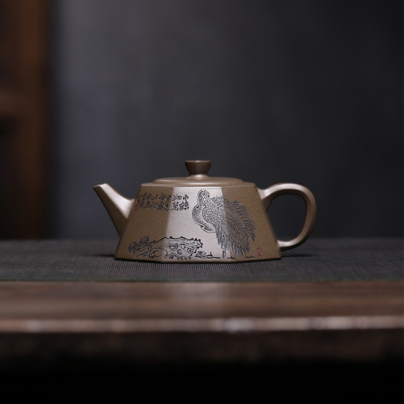 yixing teapot clayteapot chinese pot purple clay