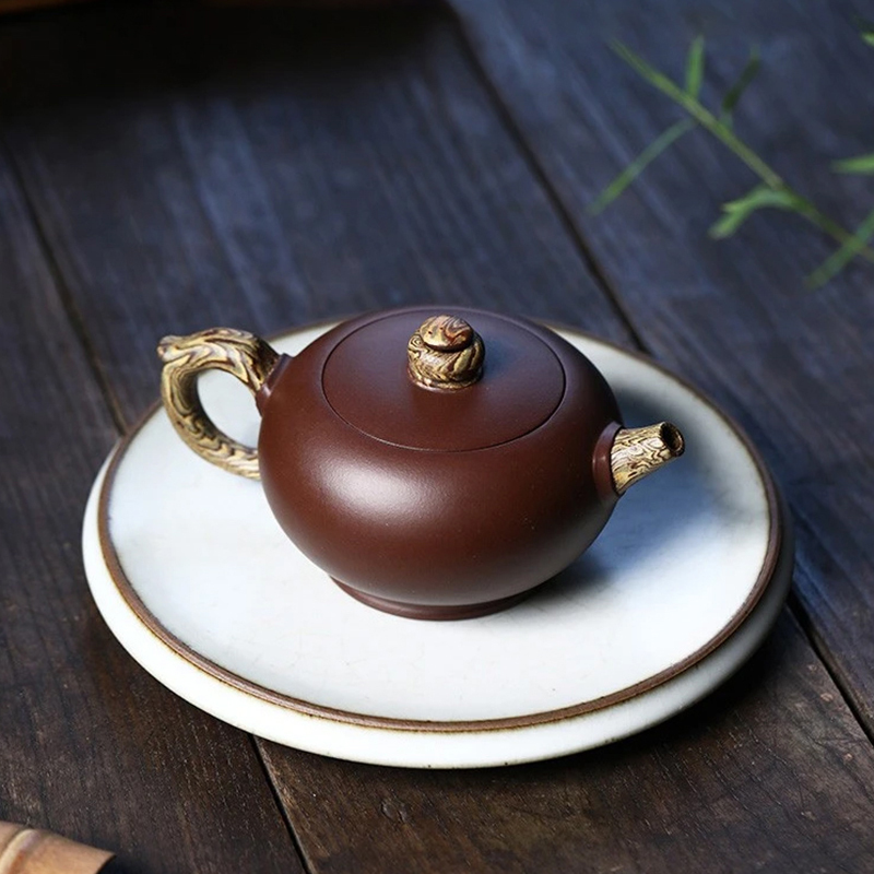yixing teapot clayteapot chinese pot purple clay