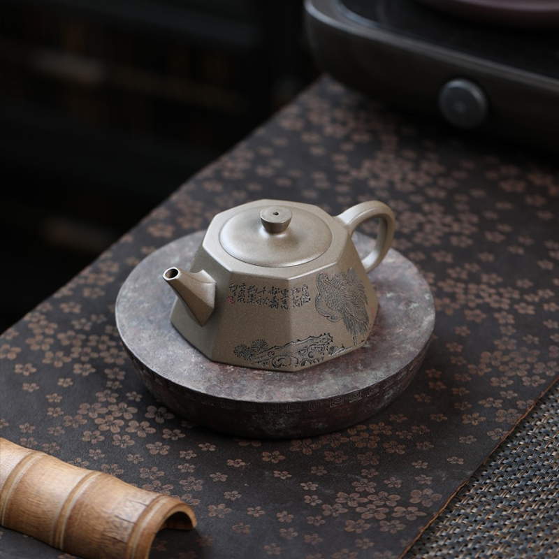 yixing teapot clayteapot chinese pot purple clay