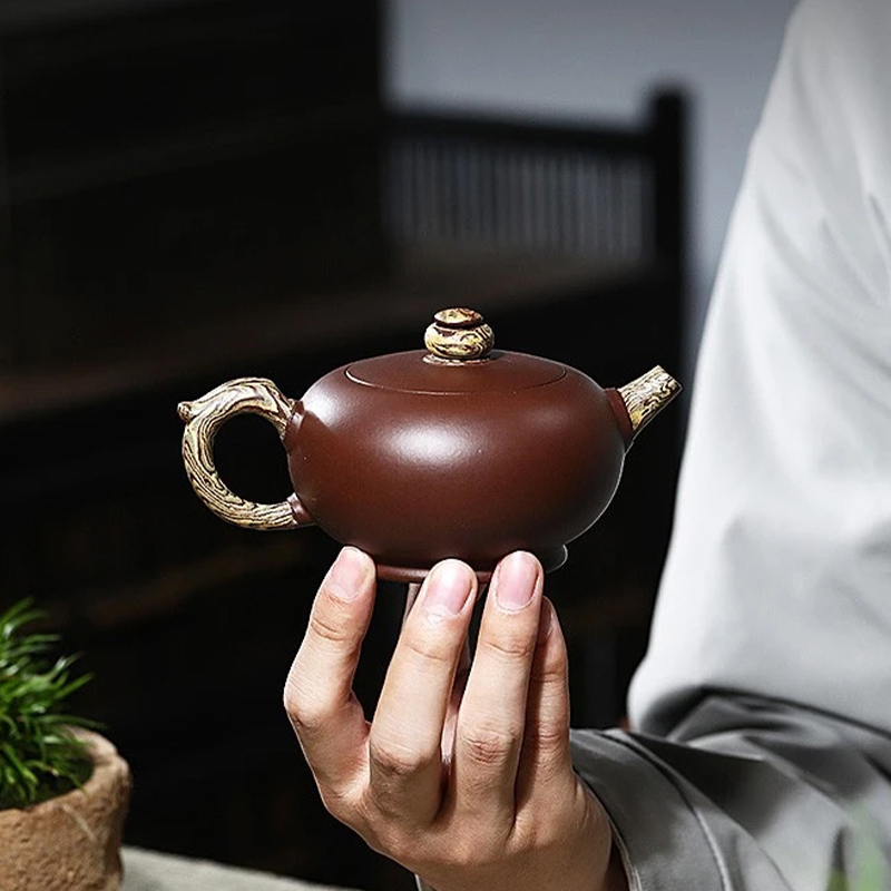 yixing teapot clayteapot chinese pot purple clay