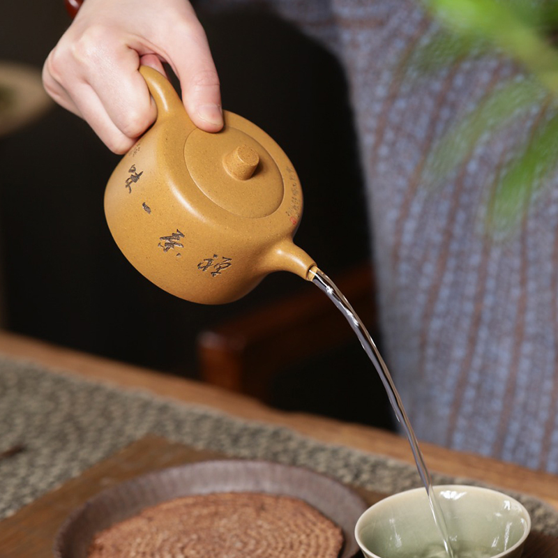yixing teapot clayteapot chinese pot purple clay