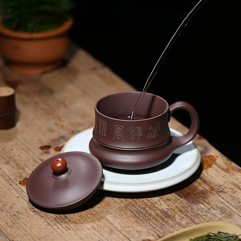 yixing teapot clayteapot chinese pot purple clay
