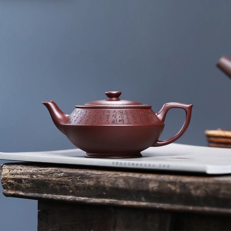 yixing teapot clayteapot chinese pot purple clay