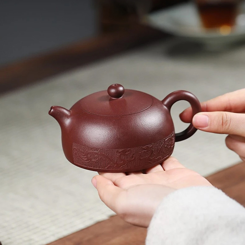yixing teapot clayteapot chinese pot purple clay