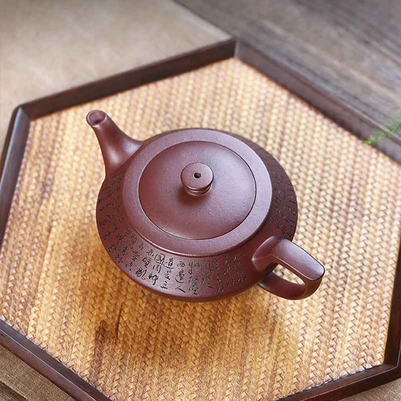 yixing teapot clayteapot chinese pot purple clay