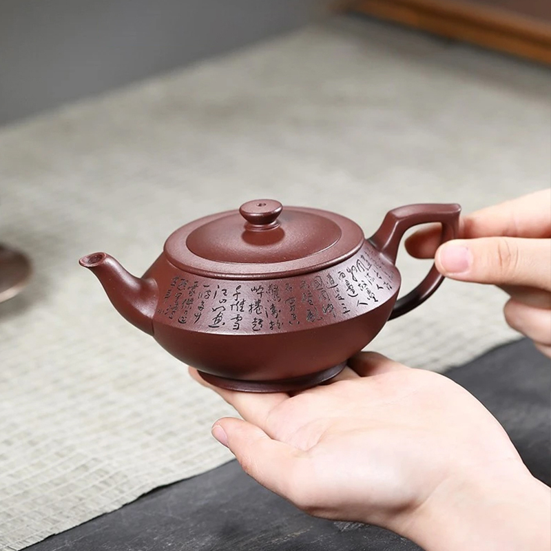 yixing teapot clayteapot chinese pot purple clay
