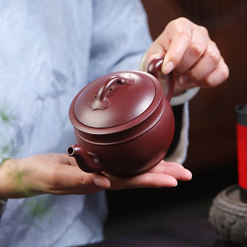 yixing teapot clayteapot chinese pot purple clay