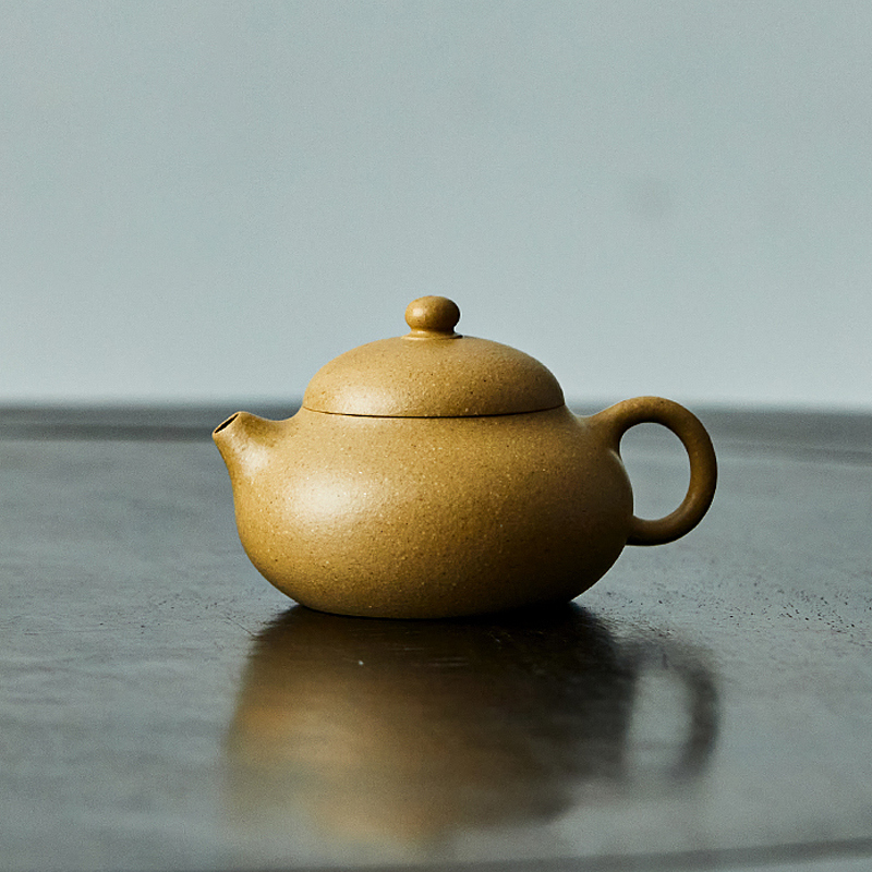 Yixing Zisha "Wendan" Teapot Original Lidi Green Clay | Fully Handmade by Master Artisan | For Home Tea Brewing 75ml