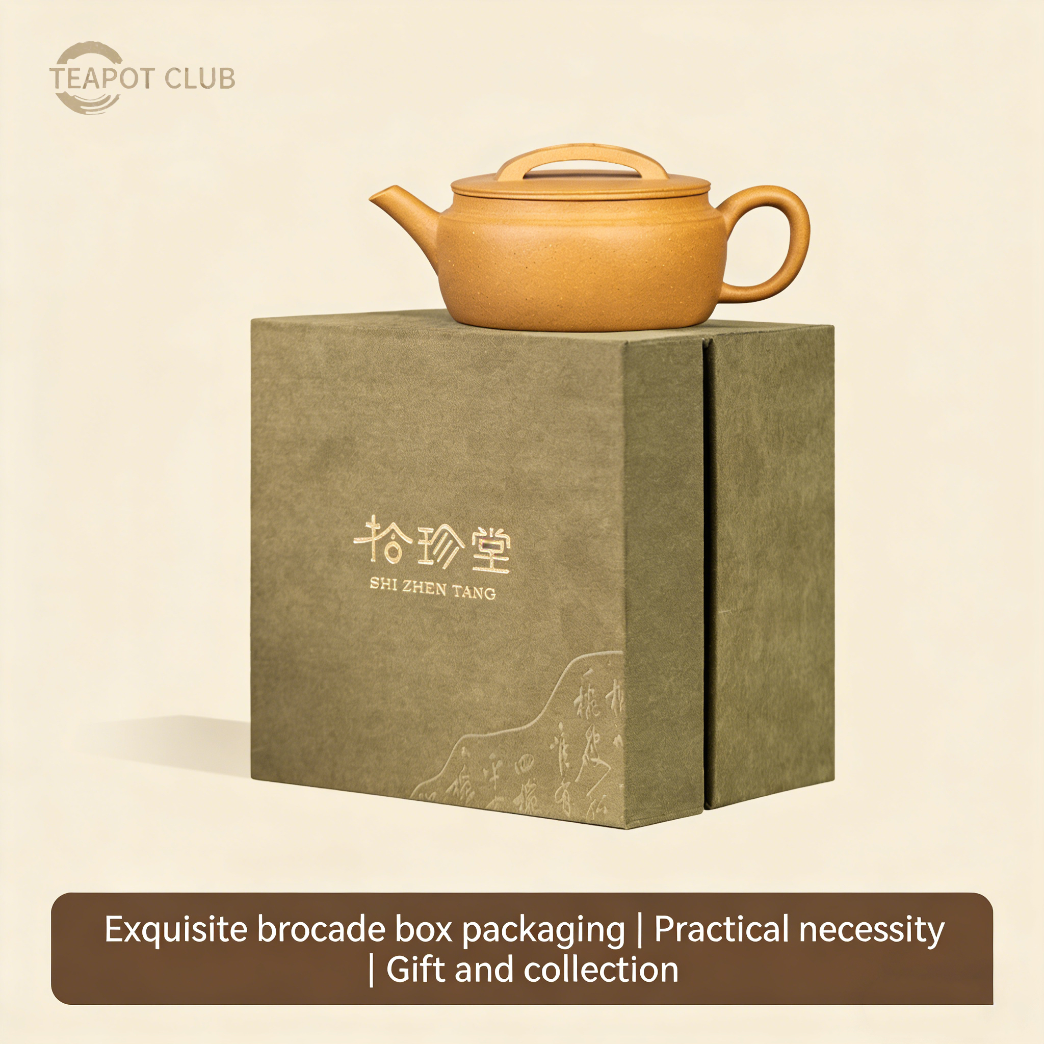 Yixing Purple Clay Teapot • Original Ore Golden Duan Ni • Hanwa Style • Master Handcrafted • Gongfu Tea Set • Tea Brewing Vessel