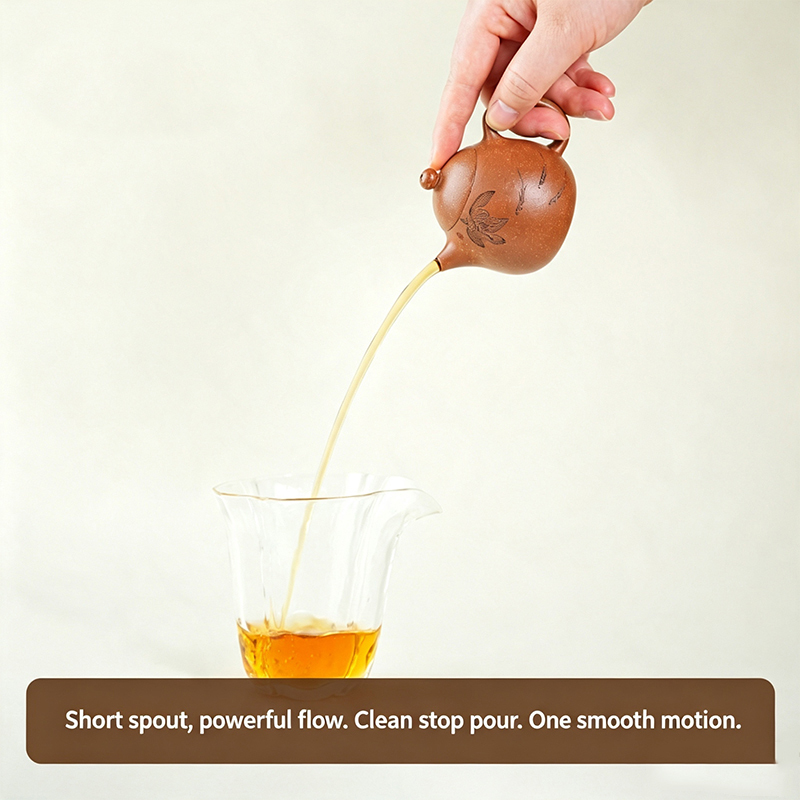 【Yuanhu】Authentic Handmade Yixing Teapots Longdan Duanni Clay, 100ml