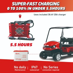 XRH 36V 105Ah Golf Cart Battery Steel