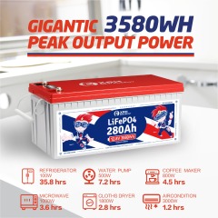 XRH 12V 280Ah LiFePO4 Battery