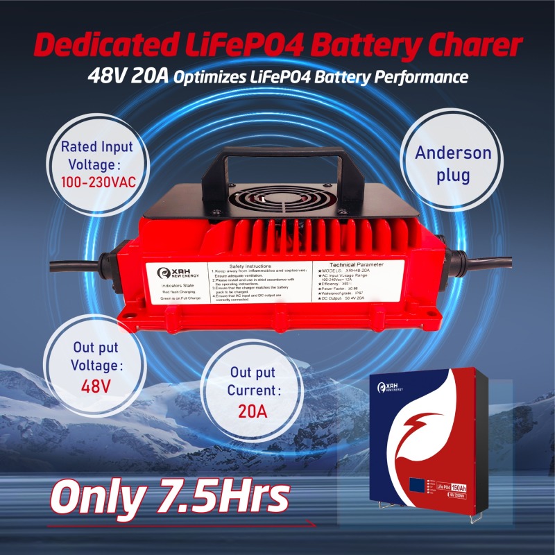 XRH 48v 20ah Battery Charge