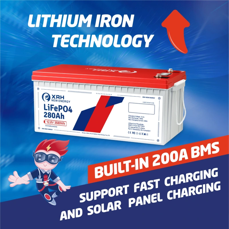 XRH 12V 280Ah LiFePO4 Battery