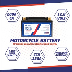 XRH 12V 6Ah Motocycle Engine Start