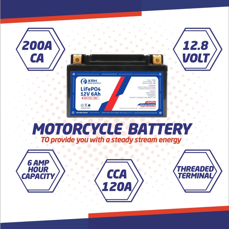 XRH 12V 6Ah Motocycle Engine Start