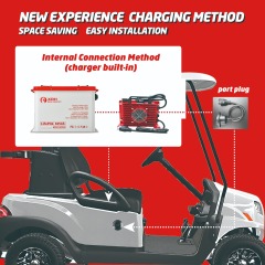 XRH 36V 105Ah Golf Cart Battery Steel