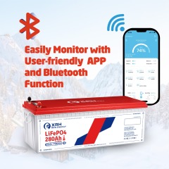 XRH 24V 280Ah Self-Heating LiFePO4 Battery