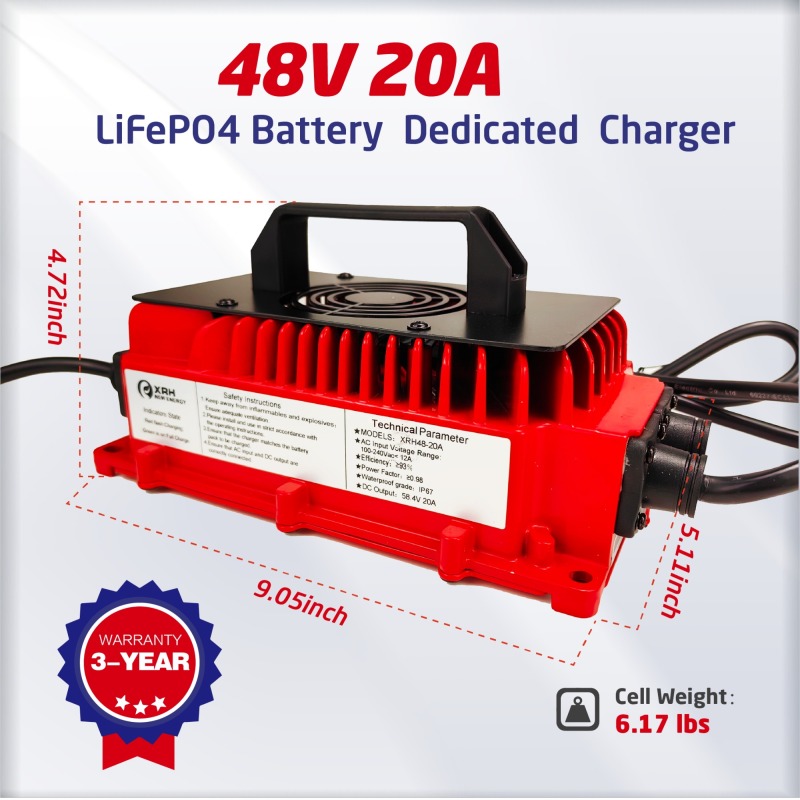 XRH 48v 20ah Battery Charge