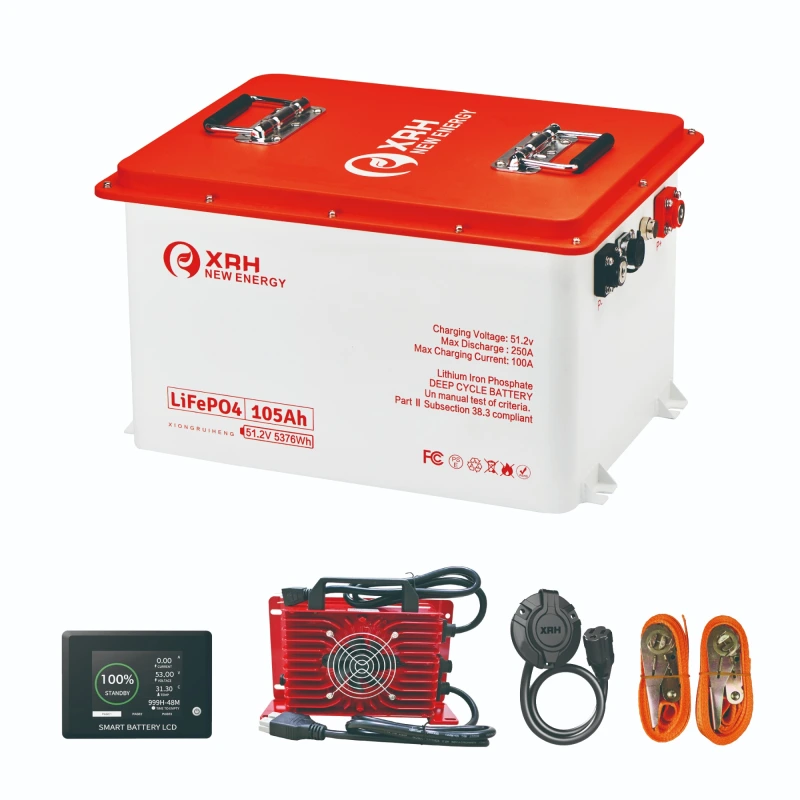 XRH 48V 105Ah Golf Cart Battery Steel