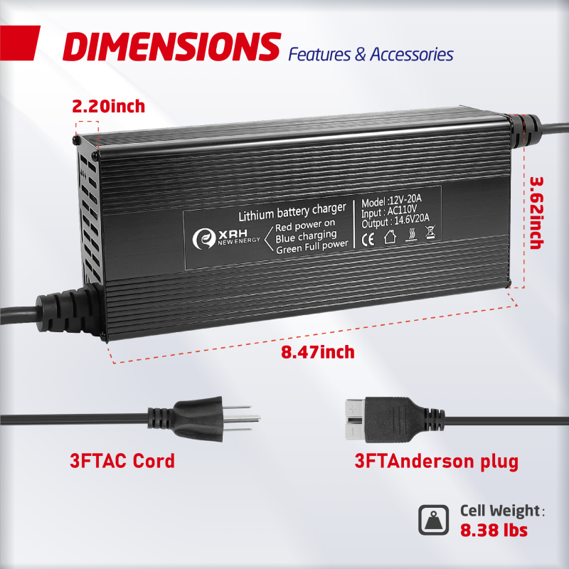 XRH 12V 20AH Battery Charge