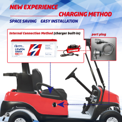 XRH 36V 100AH LiFePO4 Lithium Battery | Includes 36V 20A Lithium Battery Charger | Built in 200ah BMS with Bluetooth & Mobile APP,Perfect for Golf Cart, Trolling Motor, Solar System, RV, Marine…