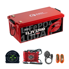 XRH 48V(51.2V) 120Ah LiFePO4 Lithium Golf Cart Battery Built-in 250A BMS,with 48V 20A Lithium Battery Charger,Mobile APP,Touch Monitor,6000+ Cycles,Perfect for Golf Carts (XRH-48-120 GCP2)