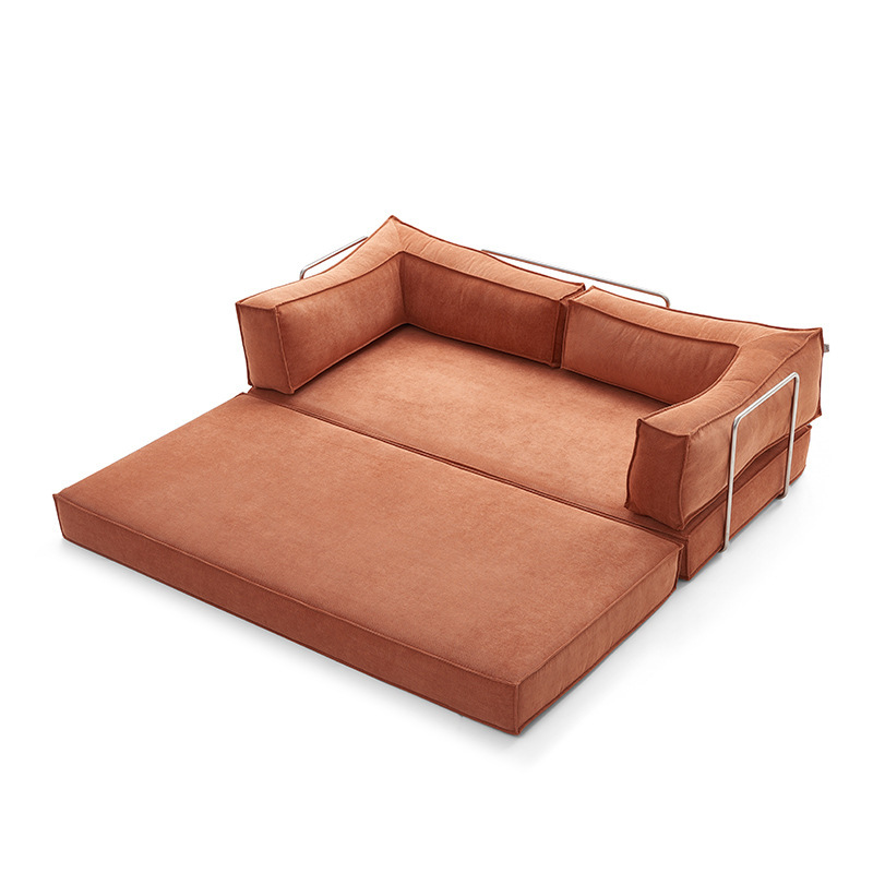 2025 High Quality Compression Sectional Sofa Set High Corduroy Vacuum Compression Folding Sofa Bed Elegant Box Style China Manufacturer